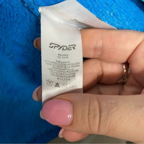 SPYDER Womens Core Fleece Sweater Knit Jacket Full Zip Size S - Picture 10 of 11